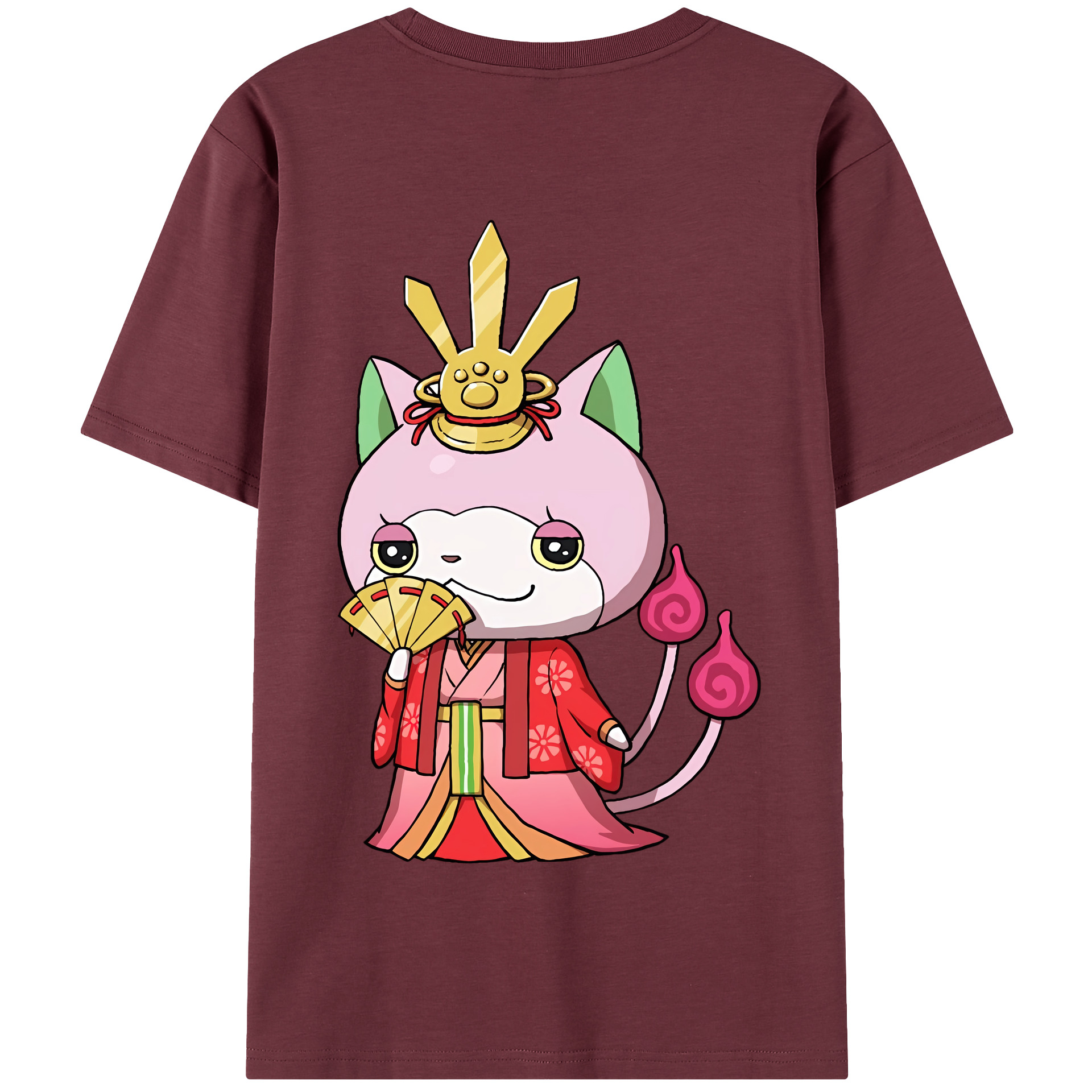 （画像用） 妖怪ウォッチ Yo-kai Watch 綿100％半袖Tシャツ（背面プリント）